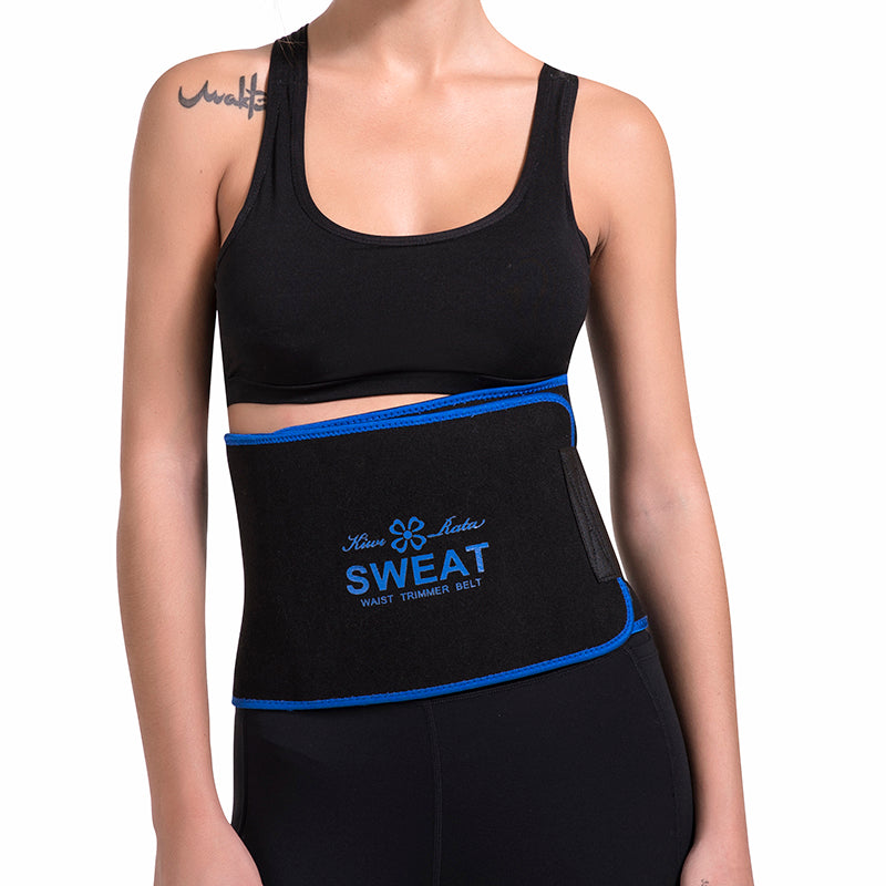 Blue waist trimmer
